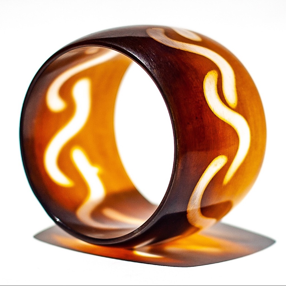 Funky HANDMADE Wide VintageRepr Bangle/Cuff-1Left!